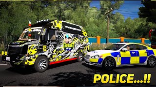 EBULLJET Chased POLICE for Over Speed 🚌🚌 ETS 2 🔥🔥 [upl. by Einatirb550]