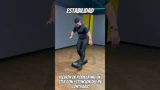 flexión de rodilla 3 ind con una pierna apoyada en step [upl. by Rurik631]