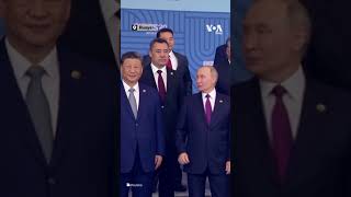 Erdoğan fotoğraf için Putin ve diğer liderleri bekletti VOA Türkçe [upl. by Amadeo67]