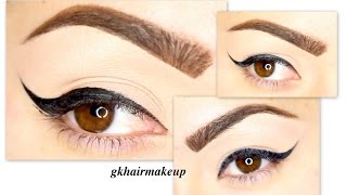 Eyeliner Liquid und Gel Deutsch  gkhairmakeup [upl. by Anod]