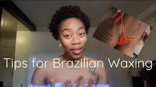 Tips for Brazilian Waxing at Home  Beginners Guide  In Brittanys Room [upl. by Armalla]