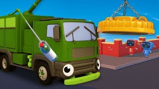 Lets Build A Garbage Truck Robot Arm  Geckos Garage  Educational Videos For Toddlers [upl. by Brenner216]