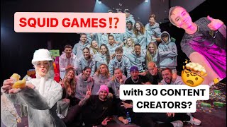 SQUID GAMES with CONTENT CREATORS⁉️🤯 [upl. by Lednar]