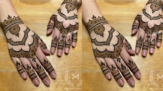 New Stylish Mehndi Design  Simple Eid Mehndi Design 2023  Tasannas Mehendi [upl. by Ahtiek]