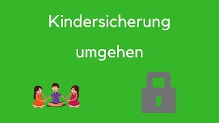 Kindersicherung umgehen  Tutorial 16  PC Center [upl. by Whale]