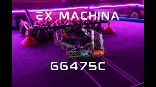 Ex Machina 66475C VEX Robotics Over Under Early Season Robot Reveal [upl. by Garzon]