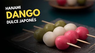 Receta Japonesa Hanami Dango  el dulce japonés de Naruto [upl. by Hummel]