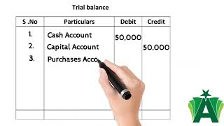 Journal ledger and Trial balance [upl. by Yzdnil]