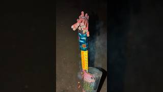 Parachute rocket pe lagaya maal firecrackers fireworks diwali fyp funny viralvideo 🫣😱😶‍🌫️ [upl. by Yrro]