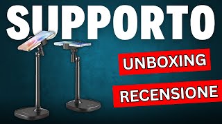 Porta Telefono AndroidiOS Supporto per ActionCam Video Unboxing Recensione [upl. by Kilar]