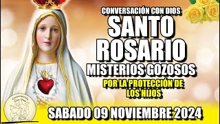 EL SANTO ROSARIO de Hoy SABADO 09 NOVIEMBRE 2024 MISTERIOS GOZOSOS Conversación con Dios🙏🏻♥️ [upl. by Adiari99]