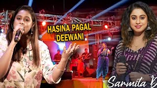 Singer Sarmita Dutta At Baghmundi Night Stage Program 🌹 Has Le💃Hasina Pagal Deewani 🥰 [upl. by Rehpinej]