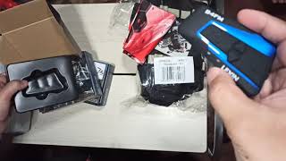 UNboxing  LEXiN LXB4FM MotoCom amp KRiEGA R3 BumBag [upl. by Waldman]