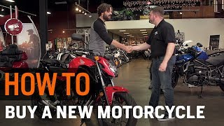 How To Buy A New Motorcycle from a Dealer at RevZillacom [upl. by Akinom592]