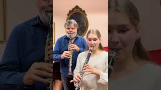 ROSSINI excerpt Corrado Giuffredi clarinet amp Irina Tapu clarinet [upl. by Correy]