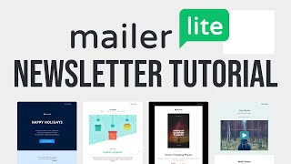 Mailerlite Newsletter Tutorial  How To Create A Newsletter [upl. by Kai]