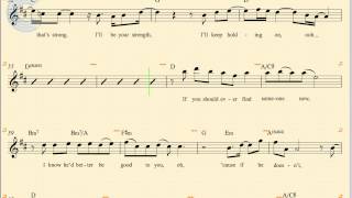 Alto Sax  Ill Be There  The Jackson 5  Sheet Music Chords amp Vocals [upl. by Hoyt559]