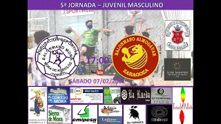 1042021 Balonmano Mora VS BM Almogavar [upl. by Skoorb]