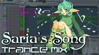 Sarias Song Lost Woods theme Trance mix 2012 remaster HD [upl. by Atnohs]