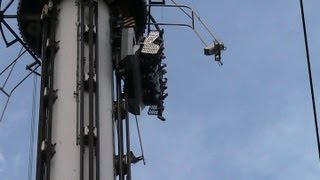 Apocalypse Drop Tower offride of all three drops HD Drayton Manor [upl. by Knox519]