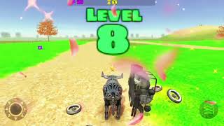 Juegos de pelea de vacas con tractores  toro y pollito  best android game  258 [upl. by Ajaj]