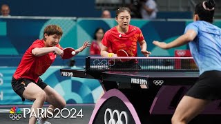 China steamrolls past South Korea to clinch womens team final spot  Paris Olympics  NBC Sports [upl. by Ahgiel]