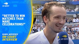 Daniil Medvedev OnCourt Interview  2024 US Open Round 4 [upl. by Mueller]