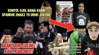 Parodi Lucu Amien Rais dan roy suryo aksi ojol bawa kabur spanduk Emak2 yang demoo pak Jokowi [upl. by Aiciruam]