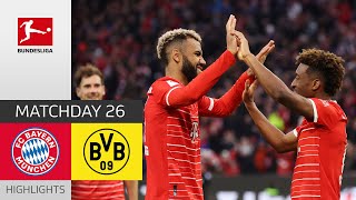 Tuchel Starts With Strong Win  Bayern München  Borussia Dortmund  Highlights  MD 26 – BuLi 2223 [upl. by Lynd959]