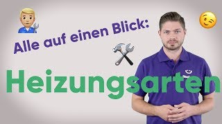 Alle Heizungsarten auf einen Blick – kurz erklärt [upl. by Robena]