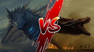 DROGON VS VISERION  QUI GAGNE [upl. by Ernald283]