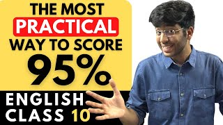 The Most PRACTICAL Way To Score 95 In Class 10 English Board Exam 2021 [upl. by Mikol]