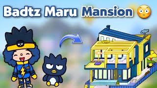 Badtz Maru Family Moves to Toca Boca😱 Full tour in the Modern Mansion Cute toca boca house ideas [upl. by Akirahc]