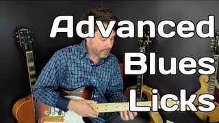 Guitar Blues Licks  Free Guitar Lesson Advanced  Video 6 of 7 [upl. by Kaylee257]