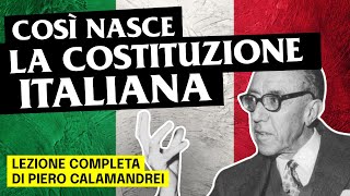 Il commovente discorso di Piero CALAMANDREI sulla COSTITUZIONE Italiana audio restaurato [upl. by Yokum]