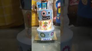 robobot theme cakeyoutubeshorts shortvideo short viralvideo cake viral shorts short [upl. by Neret193]