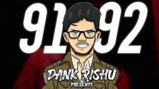 91 92 song official video  dank rishu elvish yadav [upl. by Hterag]