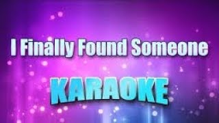 I finally found someone karaoke female part only [upl. by Kennith]