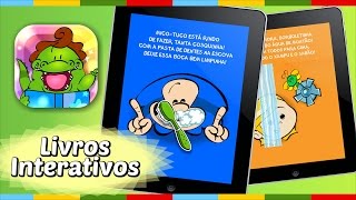 Livros Interativos e Educativos do Jacarelvis App [upl. by Bundy]