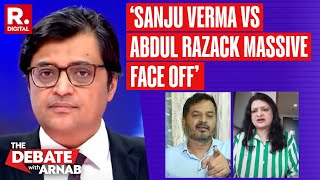 Sanju Verma Calls Congress leader ‘Radical Jihadi’  Waqf  JPC  The Debate [upl. by Wesle]