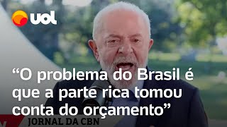 Lula critica isenção fiscal e desoneração Os ricos tomaram conta do orçamento isso não é normal [upl. by Jaylene684]