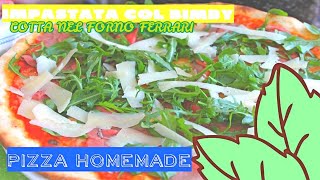 VERA PIZZA NAPOLETANA impastata col thermomix e cotta nel forno Ferrari ricetta fatta in casa [upl. by Adekram789]