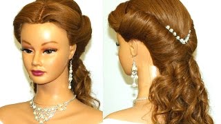 Wedding prom hairstyle for long hair [upl. by Tabbie333]