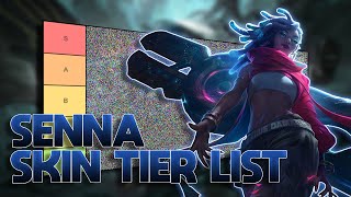 TIER LIST DAS SKINS DA SENNA MUITO CANHÃO [upl. by Anitnahs]