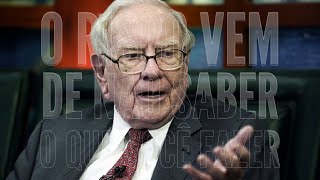 NUNCA TESTE A PROFUNDIDADE DO RIO COM OS DOIS PÉS  LIÇÕES DE WARREN BUFFETT [upl. by Eceinaj]