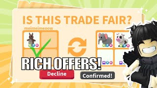 😱OMG RICH OFFERS FOR NEON KANGAROO WHAT PEOPLE TRADE FOR NEON KANGAROO PART 2 Adopt Me Trading [upl. by Zulaledairam709]