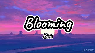 Blooming  Bini Lyrics [upl. by Ogren]