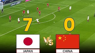 🔴Jepang Lumat China 70 di AFC ASIAN QUALIFIERS ROAD to World Cup 2026 [upl. by Yruy]