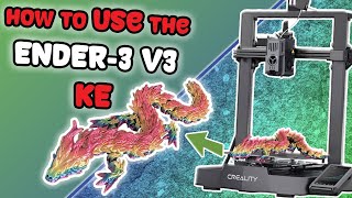 How to USE the Ender3 V3 KE  Unboxing and first impressions [upl. by Shyamal534]