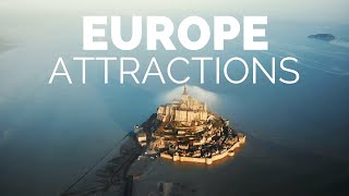 25 Top Tourist Attractions in Europe  Travel Video [upl. by Meehsar917]